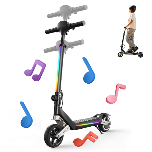RIDEN K6 Kids Electric Scooter | Dual Suspension, LED Display, Top Speed 9mph, Ages 6+